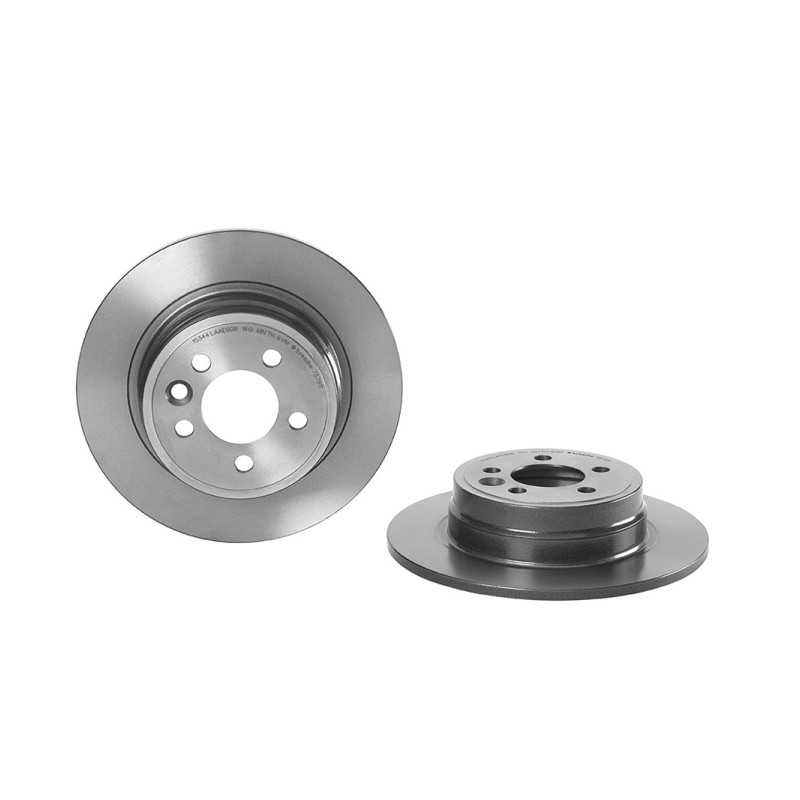 Remschijven Achteras Brembo Premium