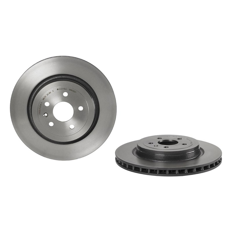 Remschijven Achteras Brembo Premium