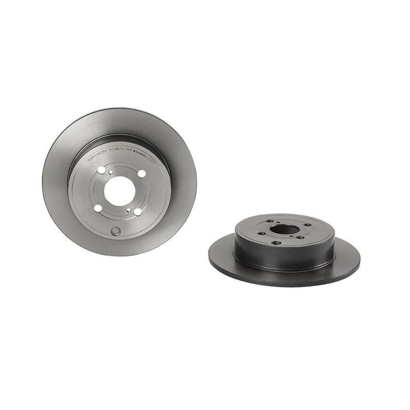 Remschijven Achteras Brembo Premium