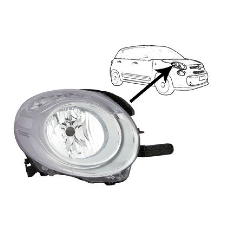 Koplamp rechts