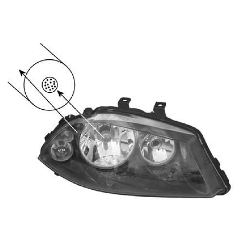 Koplamp rechts